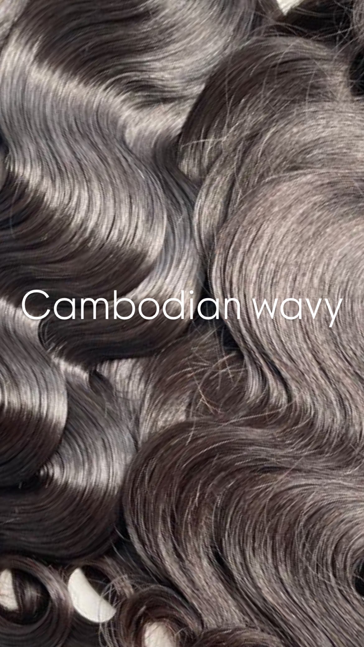 Cambodian Wavy Double Drawn 100% Raw Human Hair Weft Bundles Deals