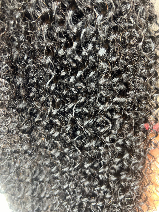 Kinky Curly Virgin Hair Glueless Wig 5x5 Hd Lace Closure