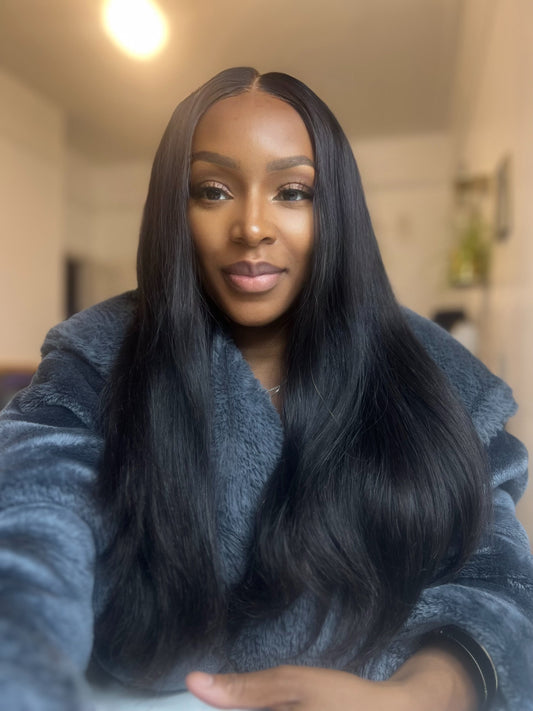 2x6 hd lace closure straight Super double drawn virgin hair wig