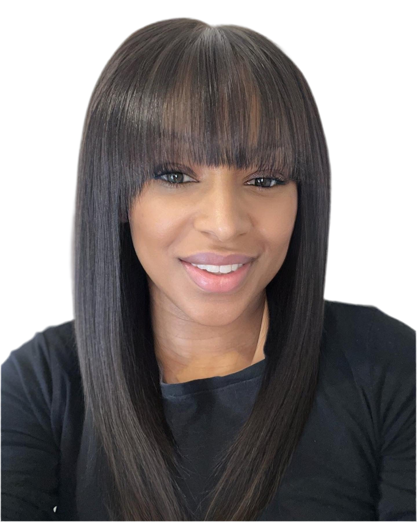 4x4 HD Lace Closure Wig with Fringe Glueless Virgin Hair Bob Wig