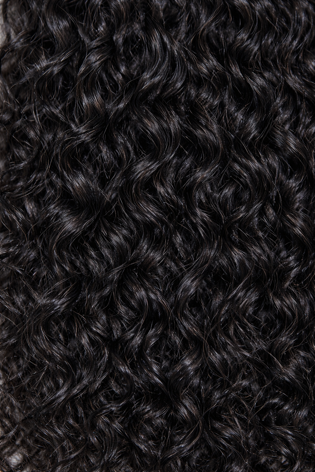Deep curl Virgin Hair Natural 1b Colour Hd Lace Frontal Wig 13x6
