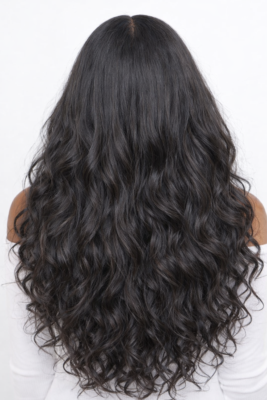 Wavy Virgin Hair 4x4 HD Lace Closure Glueless Wig Natural 1b Colour