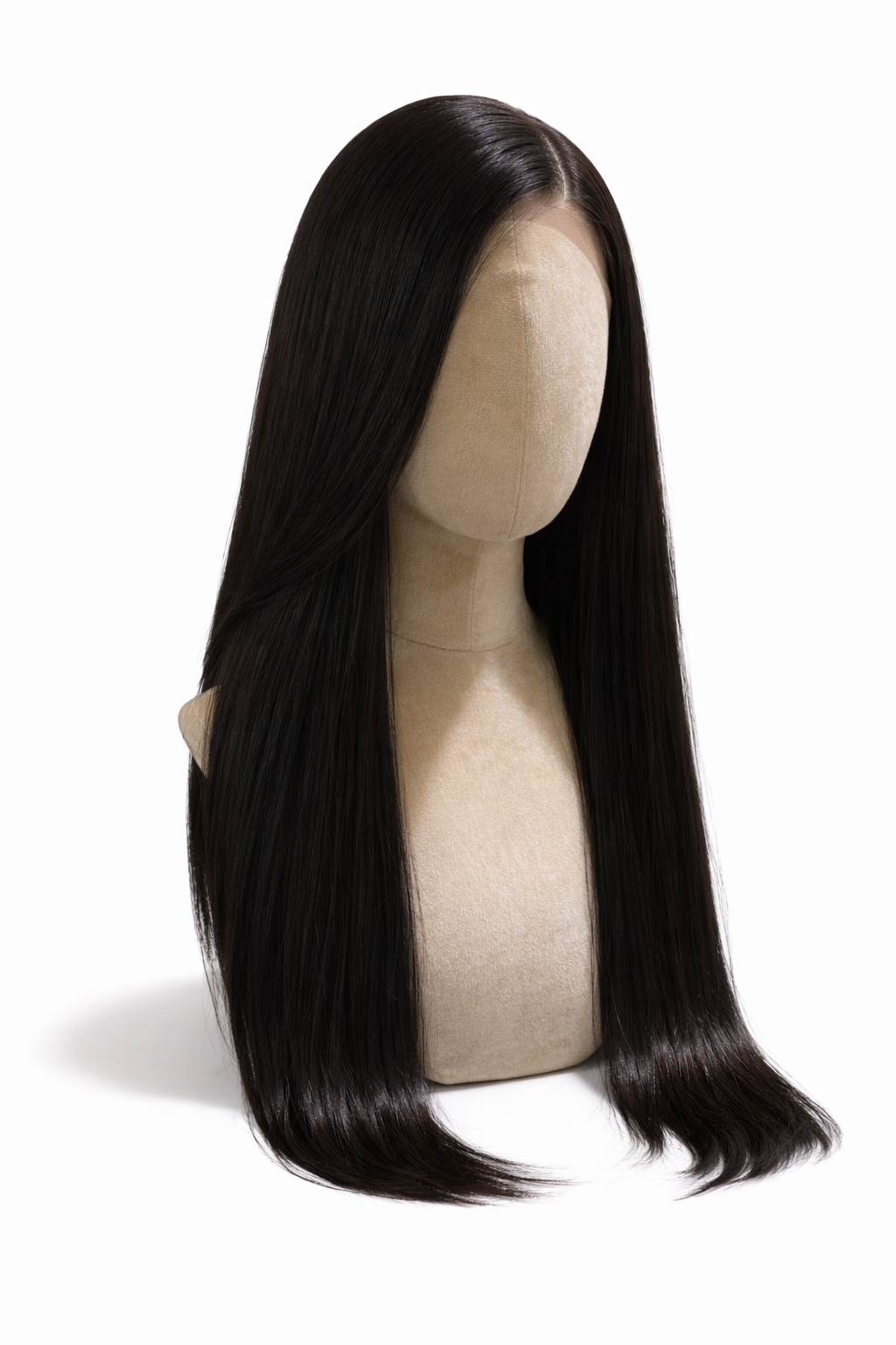 Hd Lace Frontal Wig 13x6 Straight Raw Hair Natural 1b Colour