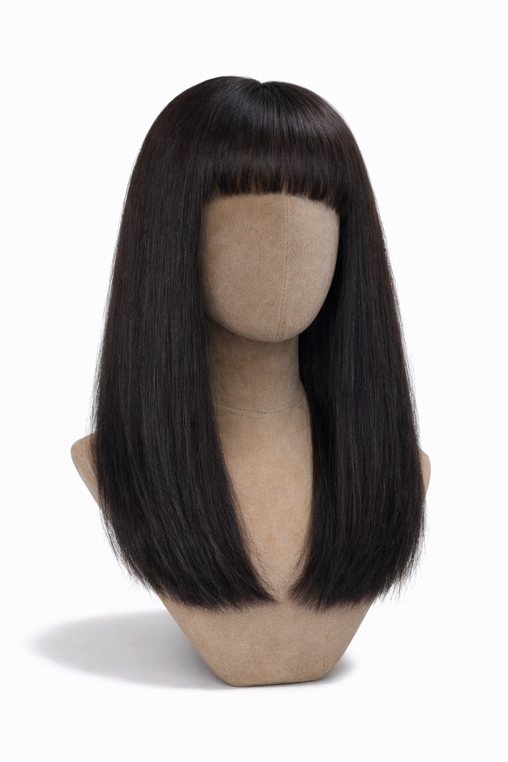 HD lace closure 4x4 Virgin Yaki Fringe Glueless Wig