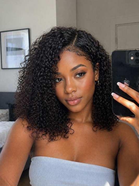 Burmese curls Glueless Wig 5x5 Hd Lace Closure