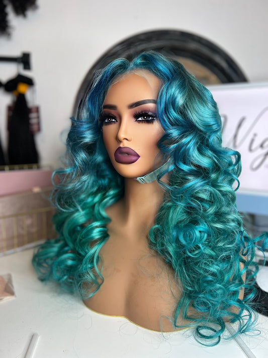Spice - 13x4 hd lace Blue wig