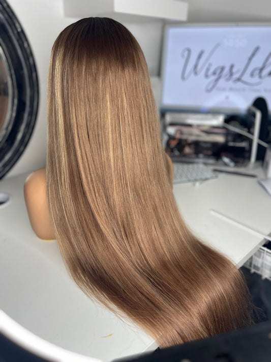 13x4  HD Lace Frontal Honey Blonde Wig