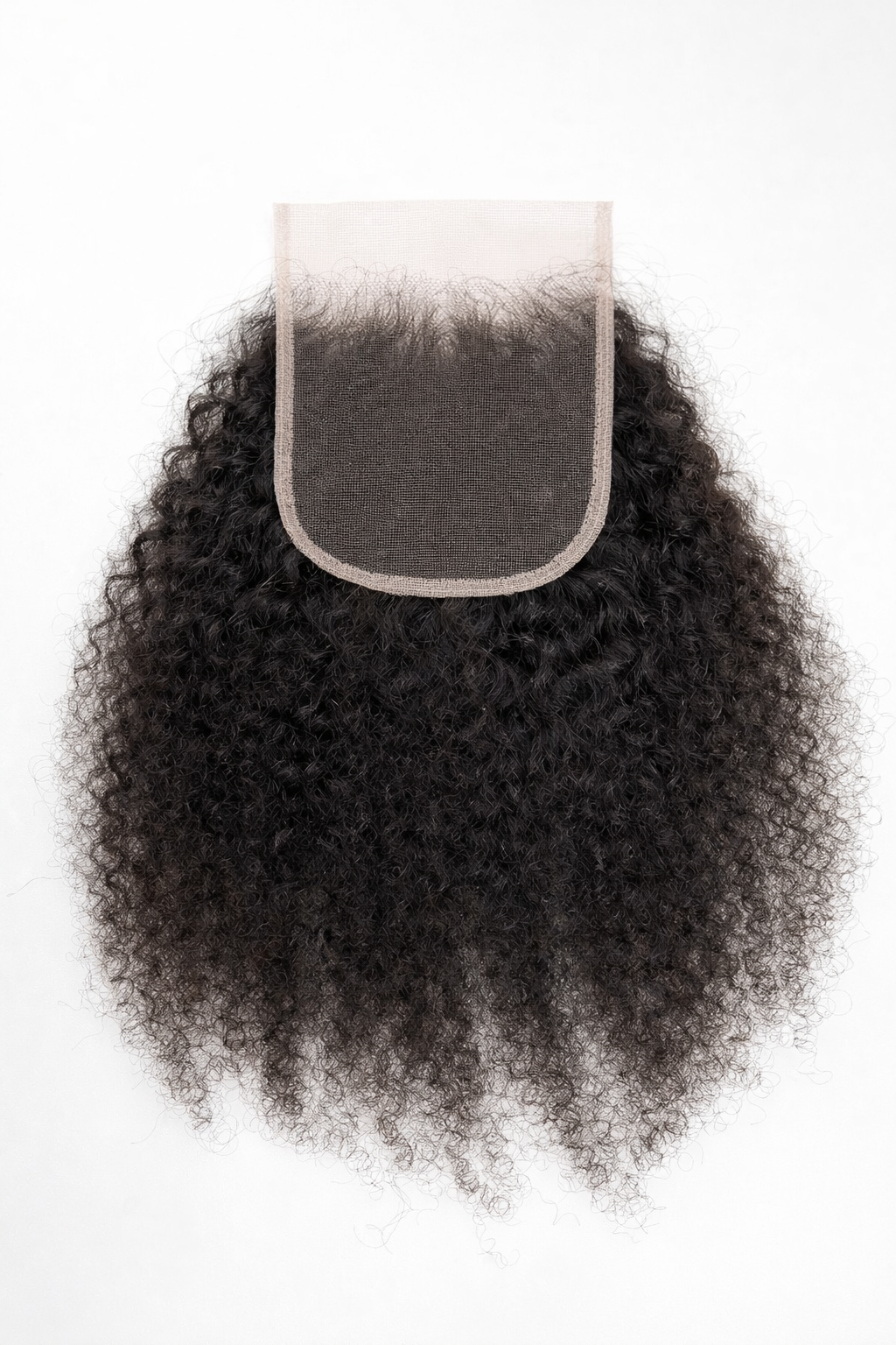 5x5 Kinky curl  Lace Closure - HD & Transparent Lace