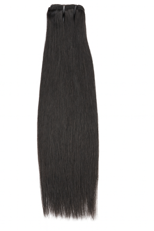 Straight Raw Human Hair Weft Bundles - Chinese