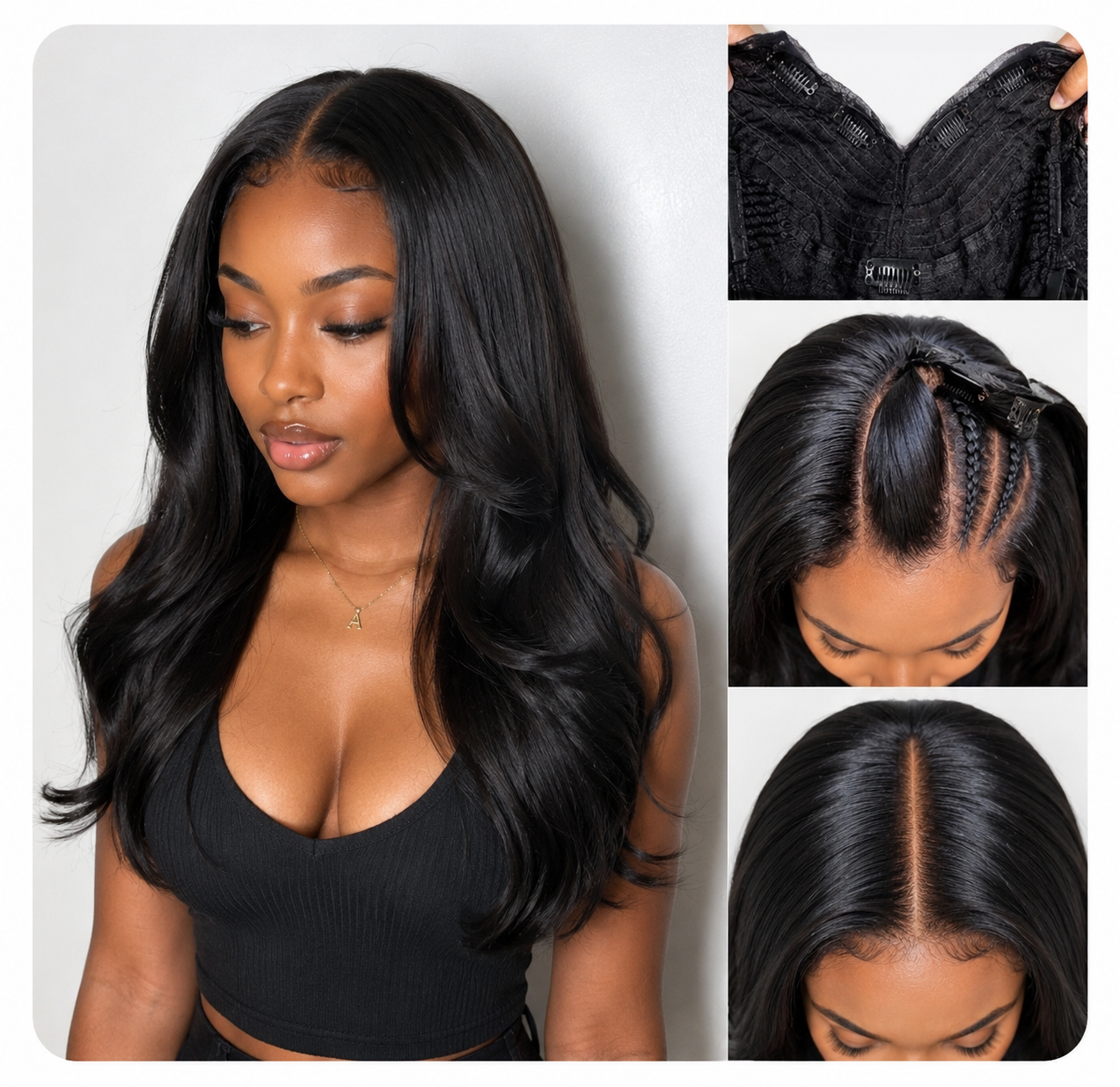Custom V - Part Wig — Body wave